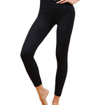 Homma Activewear Thick High Waist Tummy Compression Pants Slimming Body Yoga Leggings Postpartum Pants Black X-L