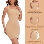 JOYSHAPER Slip Dress Shapewear for Under Dress Women Seamless Full Slip Tummy Control Body Shaper Bodycon