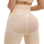 SHAPERX Tummy Control Underwear for Women – Mid-Waisted Seamless Shapewear Shorts Anti-Rolling Body Shaper Under Dresses,SZ5810-Beige-2XL