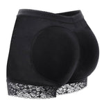 WEICHENS Womens Fake Buttock Briefs Butt Lifter Padded Control Panties Hip Enhancer Underwear Shapewear Boyshort Black