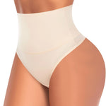 Werena Tummy Control Thong Shapewear for Women High Waist Shaping Underwear Seamless Thongs Panties
