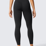 CRZ YOGA Butterlift Workout Leggings 25" - High Waisted Pilates Gym Athletic Womens Yoga Pants Buttery Soft Black Large