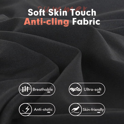 MANCYFIT Half Slips for Under Dresses Slip Skirt Extender for Women Underskirt Lace Trim A-Line Knee Length Black Medium