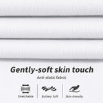 MANCYFIT Half Slips for Women Underskirt Dress Extender Lace Trim Knee Length Midi Skirt 19-26" Length White Medium