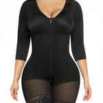 YIANNA Fajas Colombianas Moldeadoras Postpartum Shapewear for Women Tummy Control Arm Compression Full Body Shaper,YA7522-Black-2XL