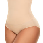 Werena Tummy Control Shapewear Underwear for Women High Waist Body Shaper Panties Shaping Girdle Panty Briefs(#A Beige, Small)