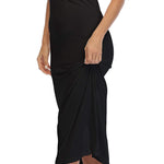 Summienlink Women's Full Slip for Under Dresses Sexy Long Sleeveless Nightgown Cami Dress (Black, Large)