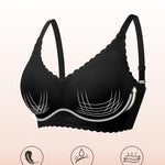 Wireless Seamless Bras for Women with Support - No Wire Push Up Womens Bra - No Underwire Padded Comfort Bralettes Breast Lift for Back Fat - Coverage Comfortable Bralette Wirefree 3 Pack(3P1,L)