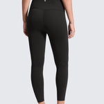 CRZ YOGA Butterluxe Maternity Leggings 25" - Over The Belly Buttery Soft Workout Activewear Yoga Womens Pregnancy Pants Black Small
