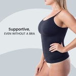 Underoutfit Shaper Cami for Women - Tummy Control, Slimming - Small, Black