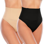 Werena Tummy Control Thong Shapewear for Women Seamless Shaping Novelty Thong Panties Body Shaper Underwear