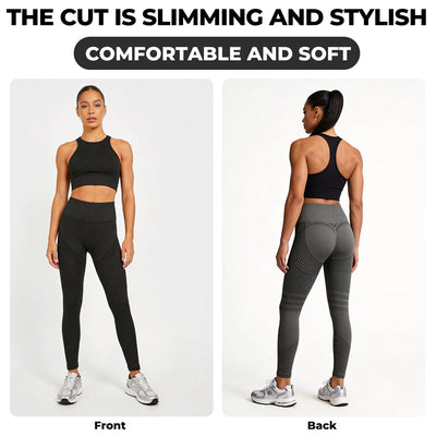 Anti Cellulite Leggings,3D Leggings Cellulite Compression,Resistance Band Legging for Women Tummy Control Butt Yoga Pants(Large,Black)