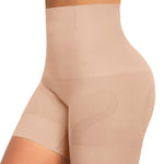 Werena Shapewear for Women Tummy Control Shaping Shorts High Waist Body Shaper Panties Underwear Slip Shorts Under Dresses (#1 Latte,Small)