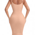 woahee Shapewear Slip for Under Dress, Scoop Neck Tummy Control Slips Dress for Women Seamless Full Body Shaper