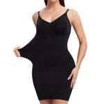 JOYSHAPER Women's Shapewear Full Slips Tummy Control Shapewear Adjustable Straps V-neck Slip Dress for Under Dress