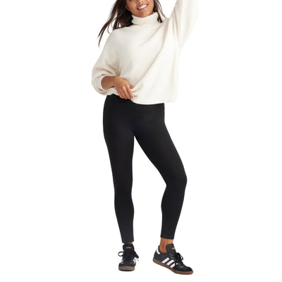 Yummie Women's Rachel Shaping Legging Cotton Stretch, Black, X-Large