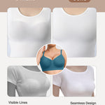 Bralettes for Women Wireless Seamless Bras Soft Comfortable No Underwire Everyday Bras Green XX-Large