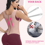 SHAPSHE Waist Trainer for Women, Tummy Control Sports Girdle, Workout Body Shaper with Adjustable Shoulder Strap