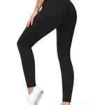 Dragon Fit Compression Yoga Pants with Inner Pockets in High Waist Athletic Pants Tummy Control Stretch Workout Yoga Legging
