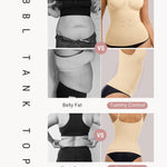 FeelinGirl Tummy Control Shapewear Camisole Tops for Women Compression Tanks Seamless Tank Top Cami Shaper Beige L