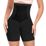 Werena Tummy Control Shapewear Shorts for Women High Waisted Body Shaper Slimming Girdle Shorts Shaping Underwear Panties(1# A Black(tummy control),Large)