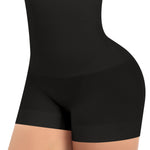 Womens Slip Shorts for Under Dress Seamless Shapewear Boyshorts Tummy Control Panties Shaping Shorts(#2 Black(high Waisted),Large)