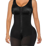 SHAPERX Women's Fajas Colombianas Tummy Control Shapewear Postpartum Full Body Shaper Butt Lifter Bodysuit, SZ7302-Black-L