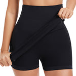 JOYSHAPER Half Slips Shapewear Skirt Under Dresses Tummy Control High Waist Slip Skirt With Built In Shapewear