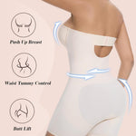 Slimers Strapless Shapewear Tummy Control: Strapless Body Shaper For Women With Built In Bra - Shapewear Bodysuit for Dress