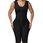 JOSHINE Fajas Colombianas High Compression Long Leg Curvy Faja Compression Garment After Liposuction Faja Corset Body Shaper Black XL