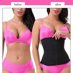 GainKee Women's Seamless Waist Trainer with Zipper (Medium, Belt)