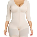 YIANNA Fajas Colombianas Moldeadoras Postpartum Shapewear for Women Tummy Control Arm Compression Full Body Shaper,YA7522-Beige-XL
