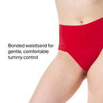 SPANXsupersmooth Undie-tectable Thong - Comfortable Core Control - Invisible Shapewear - Women No Show Thong Underwear - Spanx Red - Medium