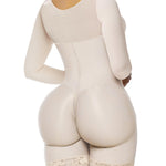 YIANNA Fajas Colombianas Moldeadoras Postpartum Shapewear for Women Tummy Control Arm Compression Full Body Shaper,YA7522-Beige-XL