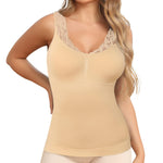 JOYSHAPER Women's Shapewear Tops for Tummy Control Shapewear Camisole Tanks Compression Tank Tops Body Shaper Cami Shaper Nude S