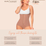 SHAPE CONCEPT 056 Fajas Colombianas Reductoras y Moldeadoras Post Surgery Compression Garment Tummy Tuck for Women Beige