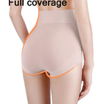 Miajiins Postpartum C Section Compression Cotton Underwear High Waisted Full Coverage Panties M101-3PK-5