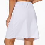 MANCYFIT Half Slips for Women Under Dress Underskirt Dress Midi Skirt Slip White S