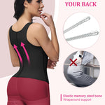 SHAPSHE Waist Trainer for Women, Tummy Control Sports Girdle, Workout Body Shaper with Adjustable Shoulder Strap