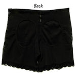 FUT Women Butt Lifter Panties Hip Enhancer Shapewear Butt Lifting Body Shaper Shorts Black Lace