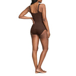 SPANX ASSETS V-Neck Cami - Seamless - Lightweight Shapewear - 360 Shaping - Tummy-Smoothing - Adjustable Straps - Chestnut Brown - Medium