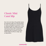 commando - Classic Mini Cami Slip | Short Full Slip Perfect for Sheer Dresses | Anti Static | Smooth, Barely-There Feel