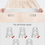 MANCYFIT Half Slips for Women Underskirt Dress Extender Lace Trim Knee Length Midi Skirt 19-26" Length Nude Large