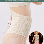 SUJAYU Abdominal Binder Post Surgery, Breathable Belly Band Postpartum Belly Wrap, C Section Belly Binder Abdominal Binder Hernia Belt for Women, Back Support Belt for Women (Beige, XX-Large)