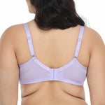 HSIA Minimizer Bra for Women - Plus Size Lace Full Coverage Womans Bra Unlined Underwire Bra for Heavy Breast Purple