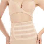 Belly Band Postpartum Belly Wrap, Breathable Abdominal Binder Post Surgery, Adjustable Waist Trainer for Women Lower Belly Fat, C Section Abdominal Binder Hernia Belt Back Support Belt for Women (Medium)
