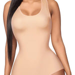 Irisnaya Shapewear Bodysuit Scoop Neck Tank Tops for Women Tummy Control Waist Trainer Vest Full Body Shaper