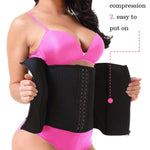 GainKee Women's Seamless Waist Trainer with Zipper (Medium, Belt)