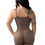 Snatched Body Tummy Control Shapewear Bodysuit Full Body with Built in Cups | Soft Control for Women Caramel M