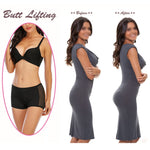 Dulchany Women Butt Lifter Shapewear Body Shaper Hip Enhancer Control Panties Seamless Butt Lifter Boy Shorts Black
